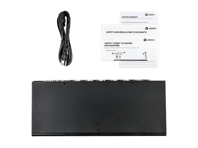 Vertiv Cybex SC900 Secure Desktop KVM | 8 Port Dual-Head | DVI-I DPP | TAA