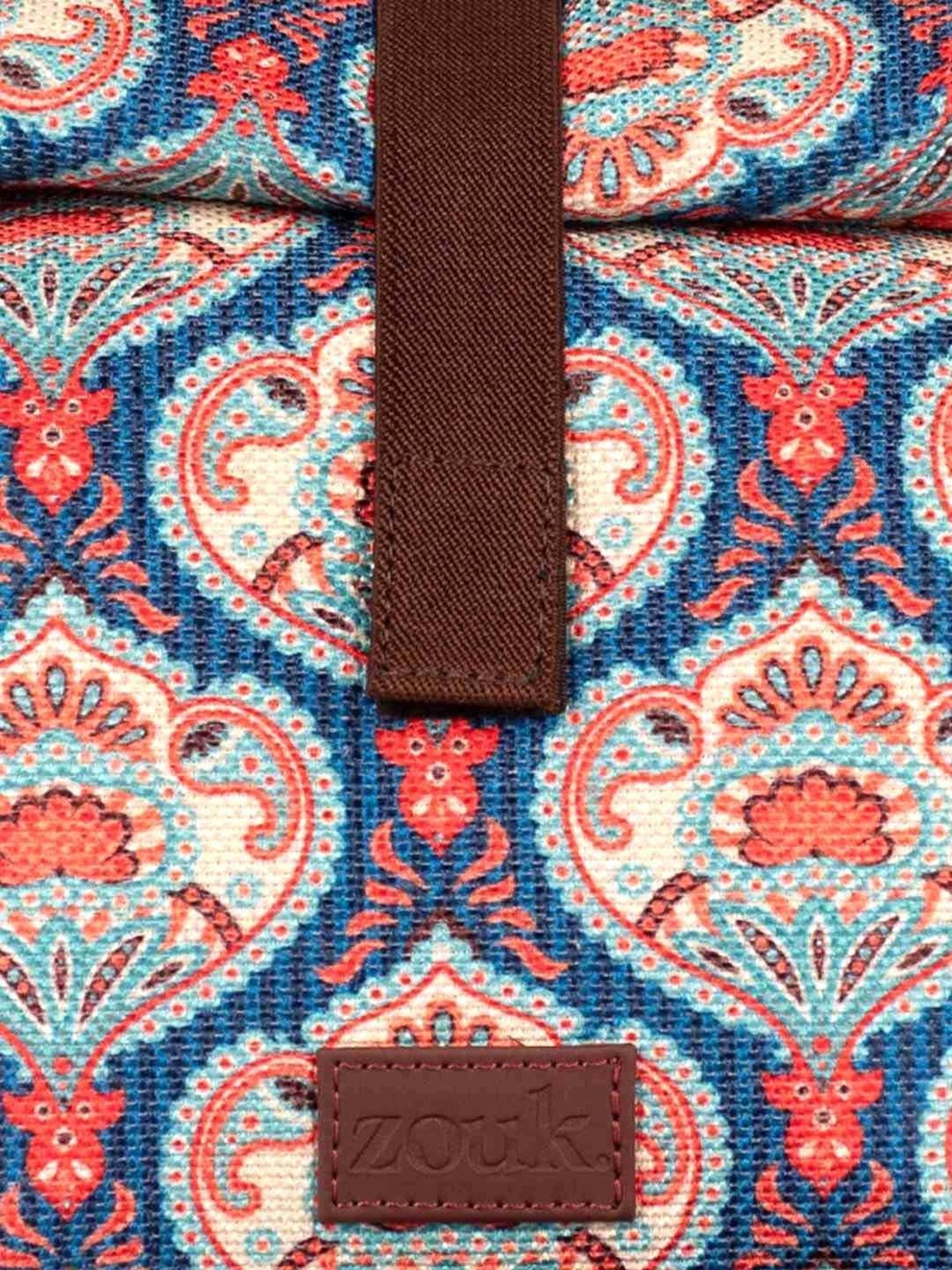 ZOUK Blue Printed Handbag