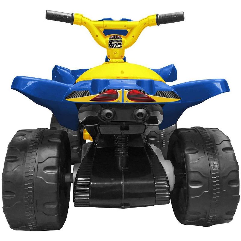 Kid Motorz 6V Xtreme Quad Powered Ride-On - Blue/Yellow