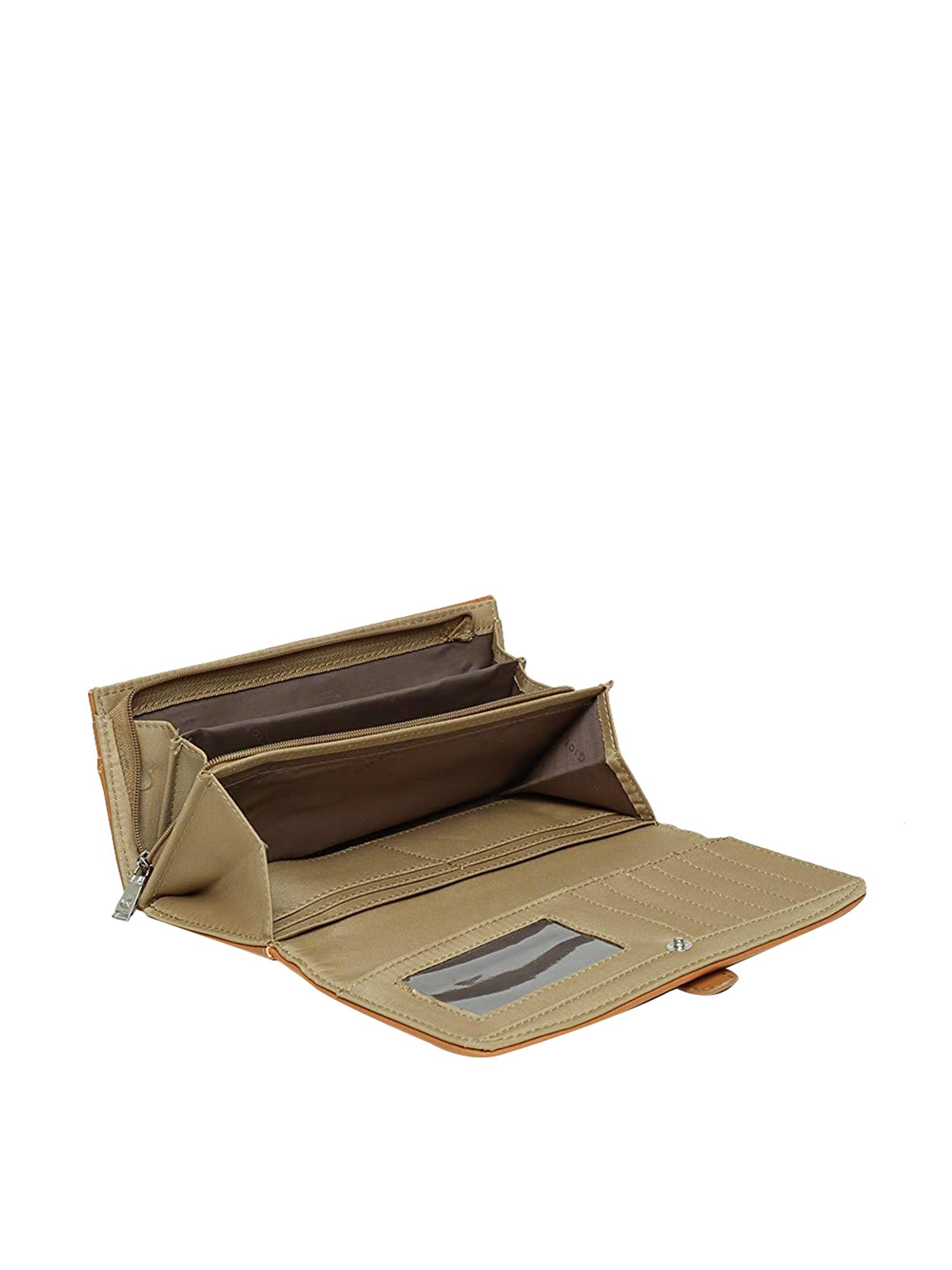 Giordano Beige Paneled Wallet for Women