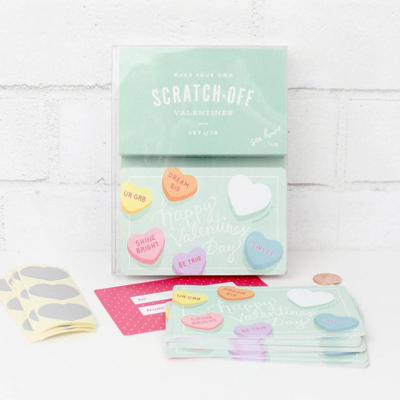 Scratch Off Sweetheart Valentines Day Cards