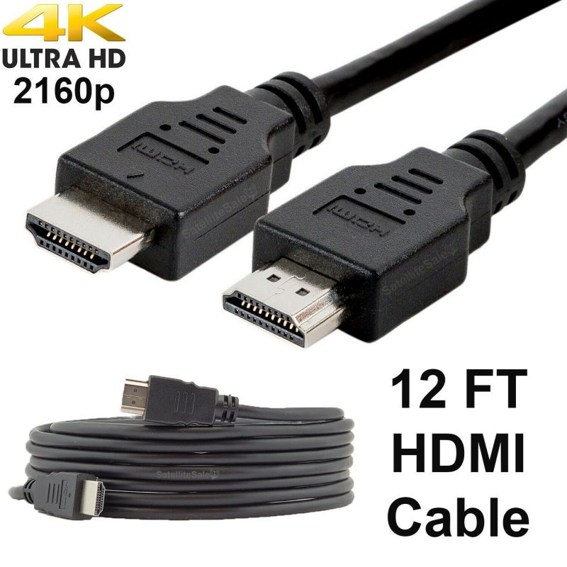 Premium HDMI Cable 6FT Bluray 3D DVD PS4 PS5 HDTV LCD 1080P 4K HDMI Cord