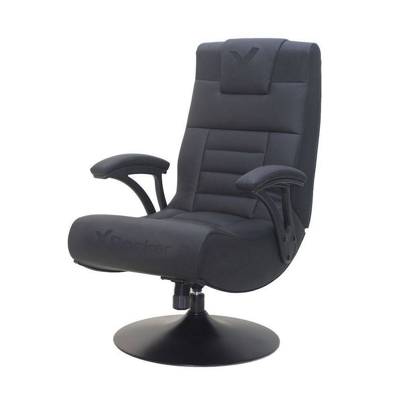 Covert 2.1 Wireless Audio Pedestal Console Gaming Chair Black - X Rocker