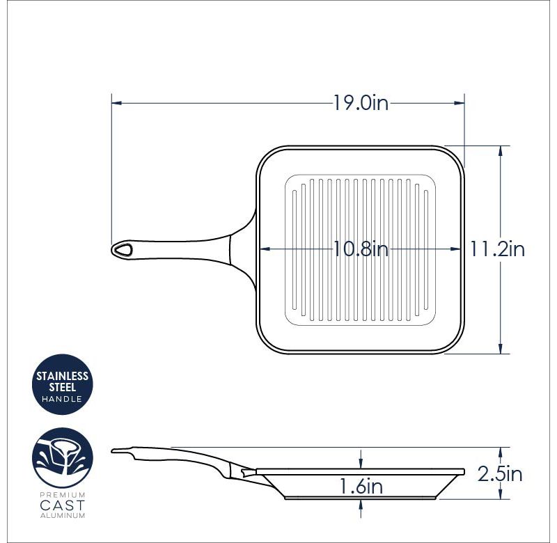 Lodge 10.5" Cast Iron Griddle