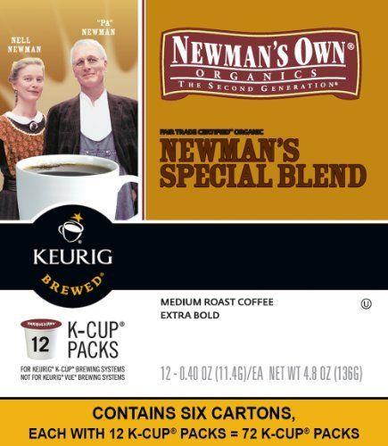 Keurig Newman`s Own Organics Special Blend K-Cup Packs, 72 Count , New, Free Shi