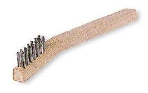Bh-37-B Brass Sm Hand Wire Scratch Brush .006