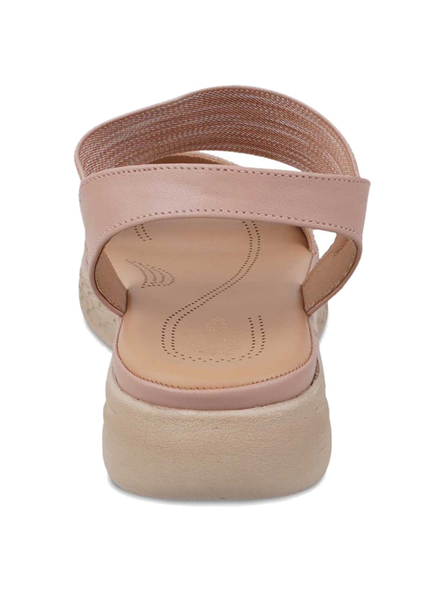 Tresmode Women's Pink Ankle Strap Wedges