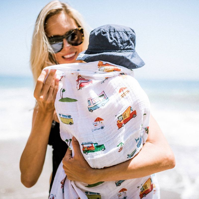 Little Unicorn Cotton Muslin Swaddle Blankets - Summer Vibe