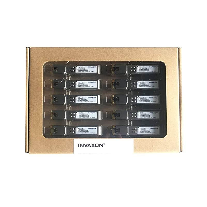 10Pack 100% Compatible for Cisco GLC-T/GLC-TE SFP RJ45 1000BASE-T Module Transceiver Copper SFP TRANSCEIVER Module up to 100m