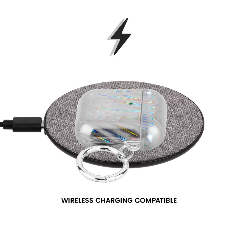 LuMee x Paris HIlton - Airpods Case - Compatible with Apple AirPods Series 1 & 2 - Holographic by Paris Hilton