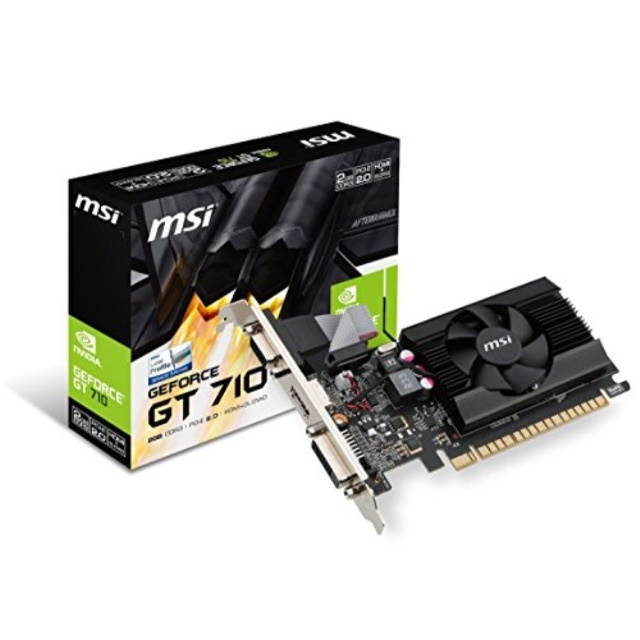 MSI Computer VGA Graphic Card GT 710 2GD3 LP