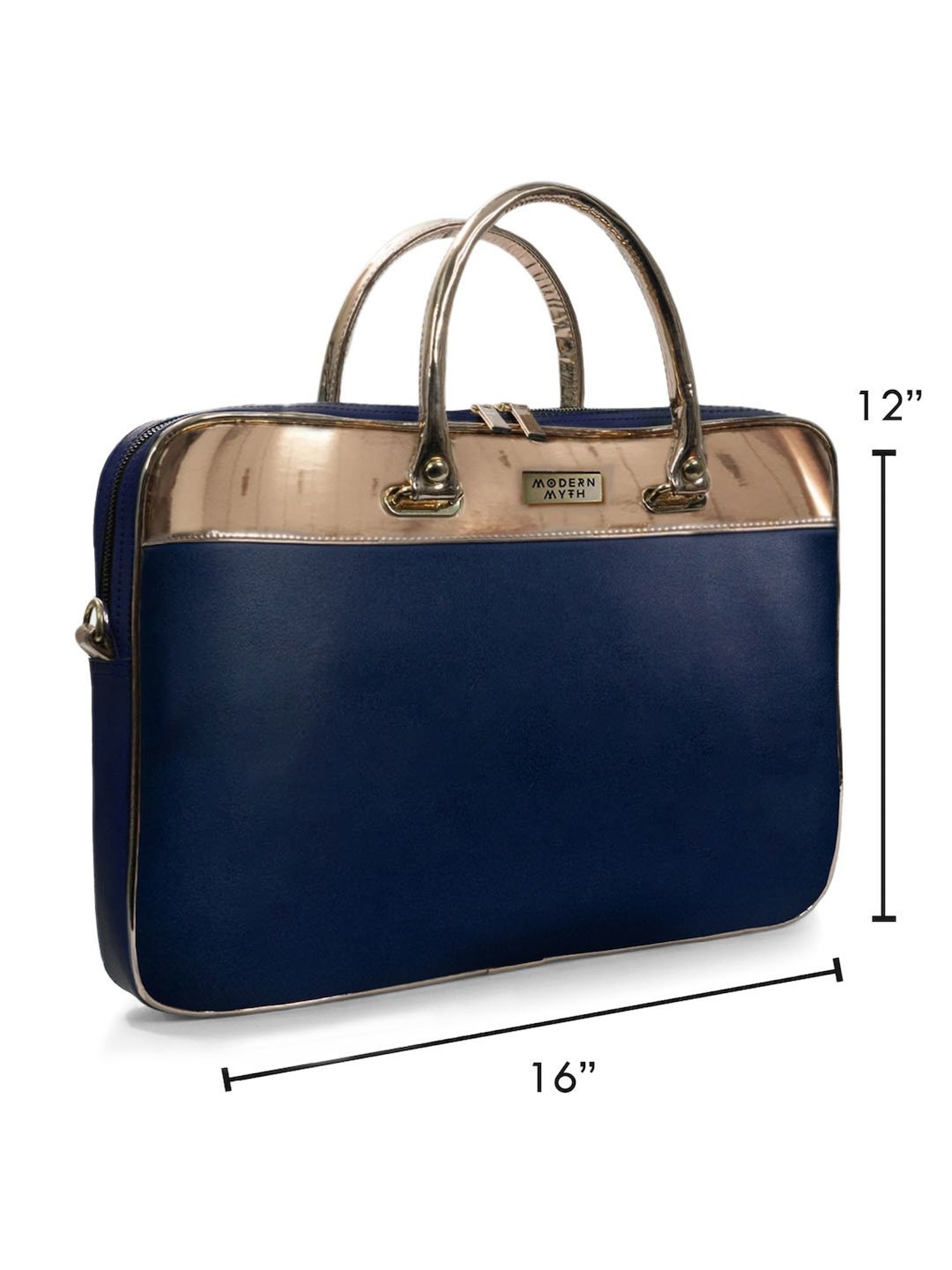 Modern Myth Blue Large Laptop Handbag