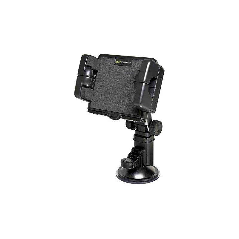 Pro-Mount XL Windshield Mount for cars or trucks works with large GPS devices and tablets Garmin Nuvi TomTom Via Go Magellan DashCam Navigator Smartphones BT1-514-1 , Black