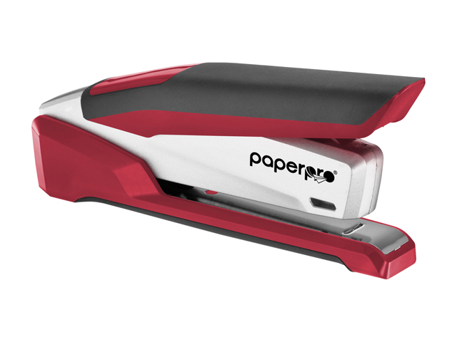 PaperPro 1118 inPOWER+ 28 Premium Desktop Stapler 28 Sheets Capacity - 210 Staple Capacity - Full Strip - 1/4" Staple Size - Blue, Silver