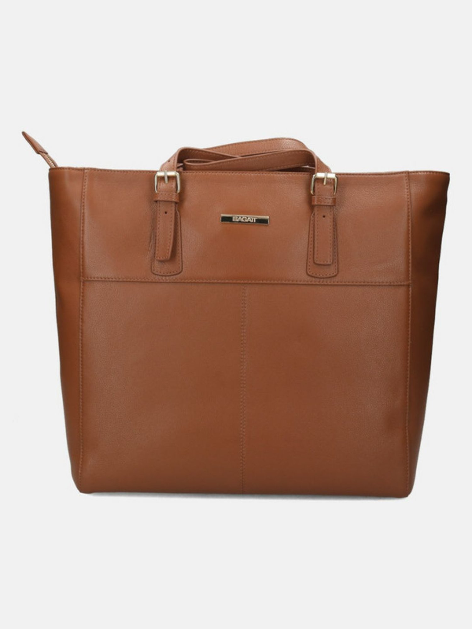 BAGATT Veneto Brown Medium Leather Tote Bag