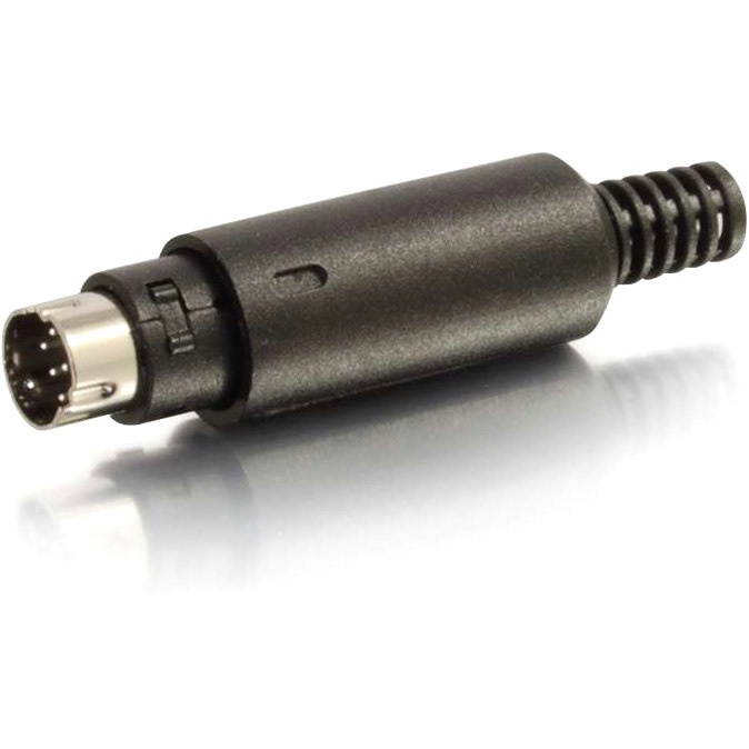 C2G 8-pin Mini Din Male Connector - Black