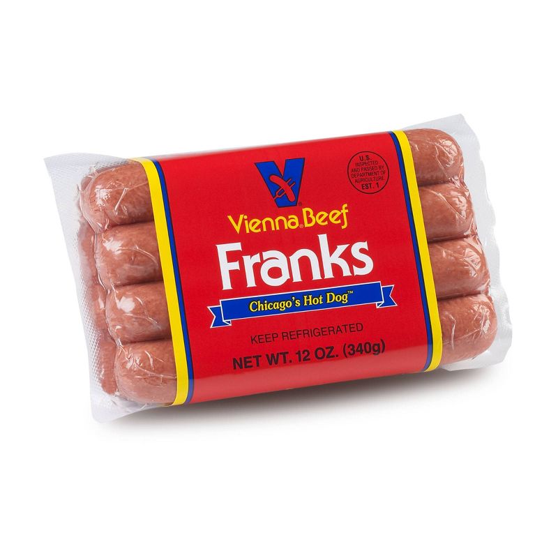 Vienna Beef Franks Chicago's Hot Dog - 12oz/8ct