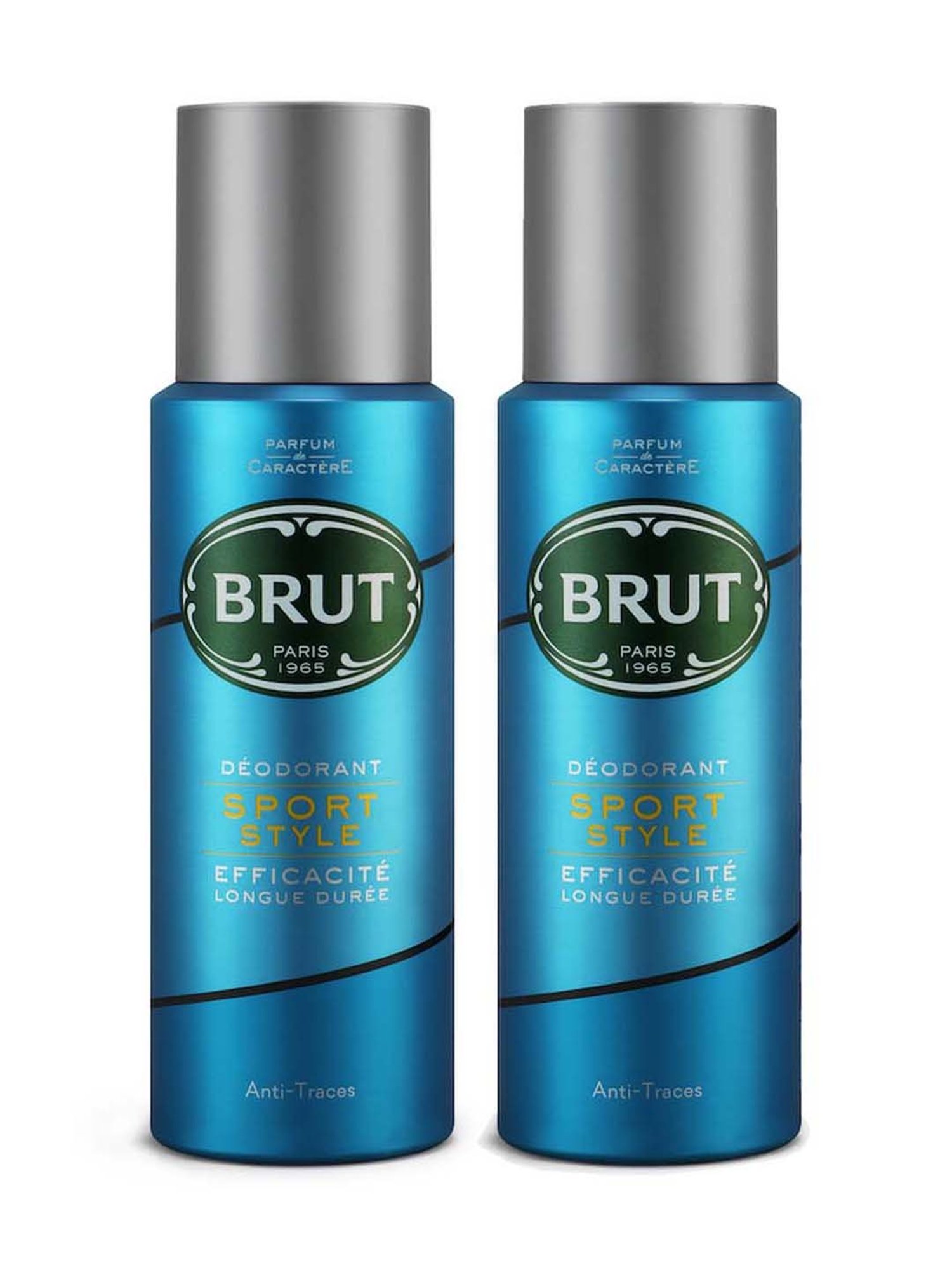 Brut Sport Style Long Lasting Deodorant Spray for Men - 200 ml (Pack of 2)