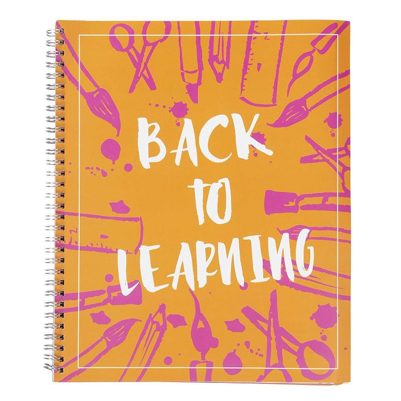 2021-22 Academic Planner 8.5" x 11" Flexible Cover Weekly/Monthly Wirebound Rose - The Home Edit