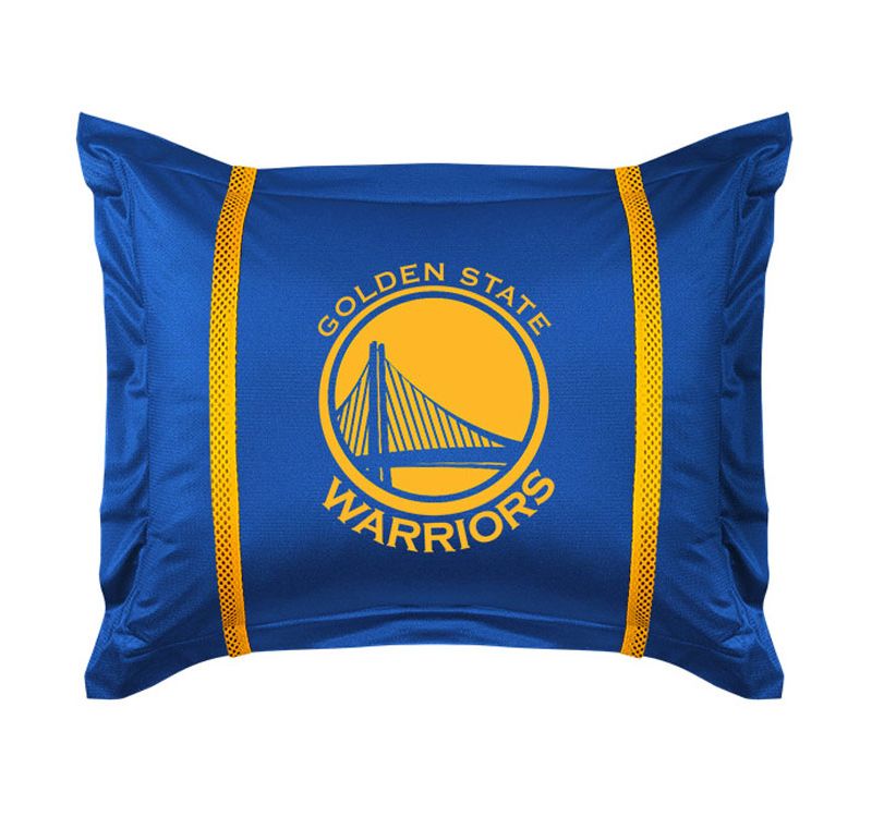 2pc NBA Pillow Sham Set Basketball Team Logo Bedding Accessories - Golden State Warriors..