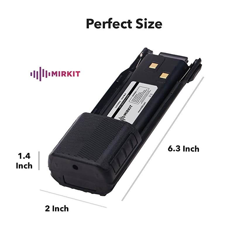 Baofeng Battery BL8 3800mAh with Baofeng USB Charger Cable Compatible with Baofeng UV82HP UV 82 MK35 UV 82HP UV 82C Baofeng UV82 Battery and UV82 Charger by  Radio USA Warranty