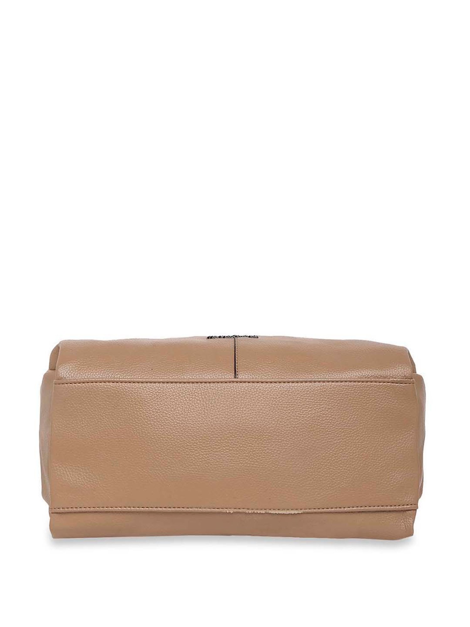 Marina Galanti Beige Rivets Medium Tote Handbag