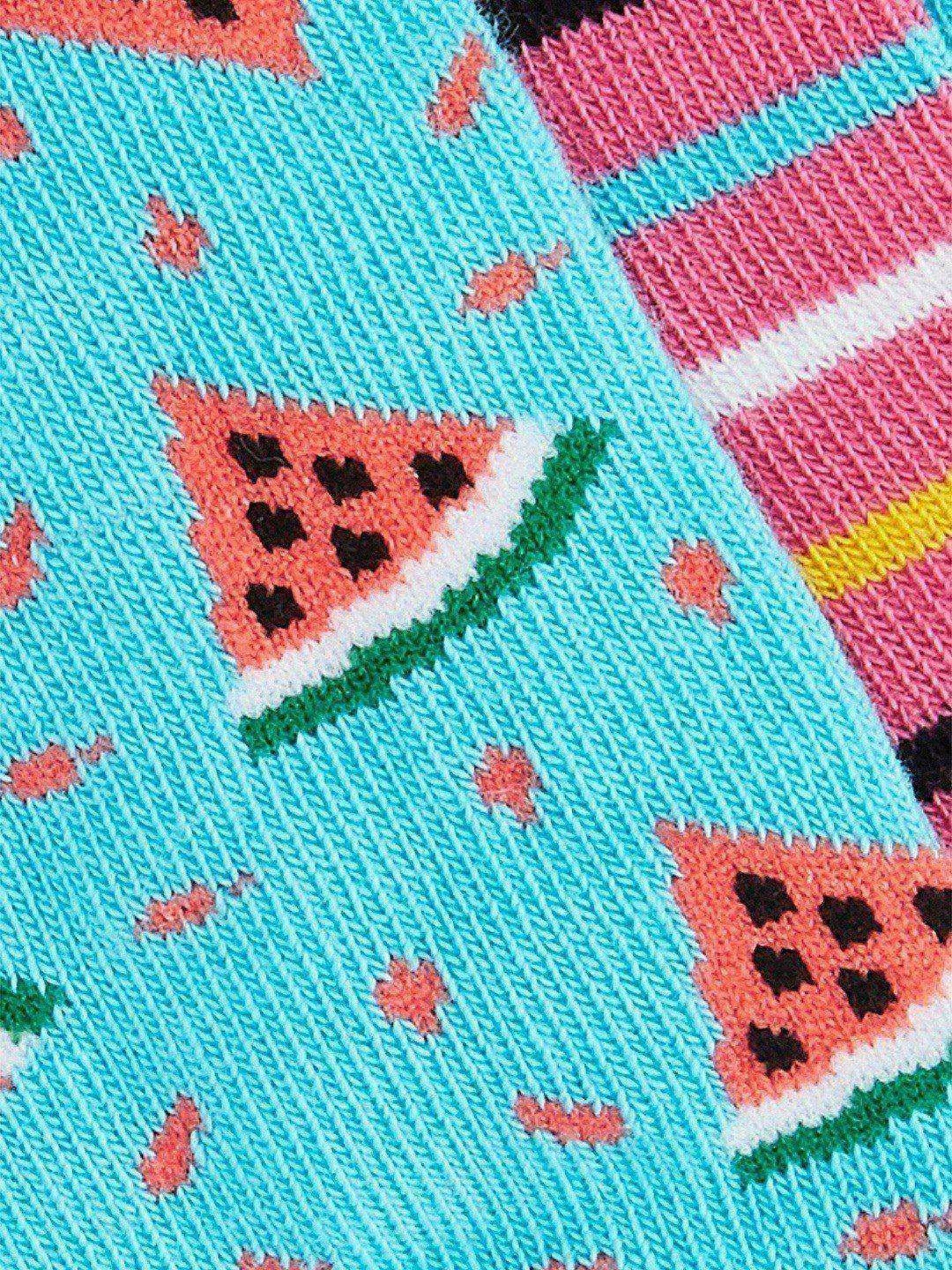 Honey by Pantaloons Multicolor Printed Socks - Pack of 3