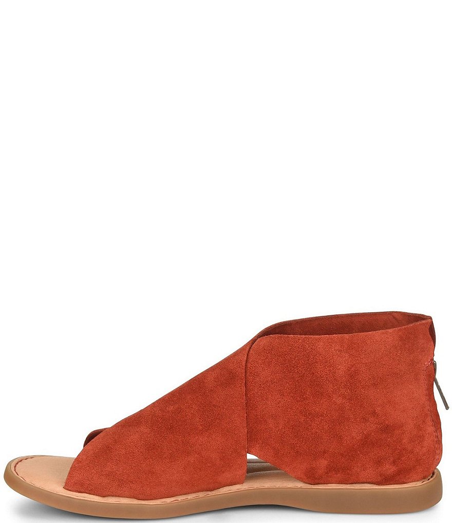 Born Iwa Criss Cross Banded Suede Sandals