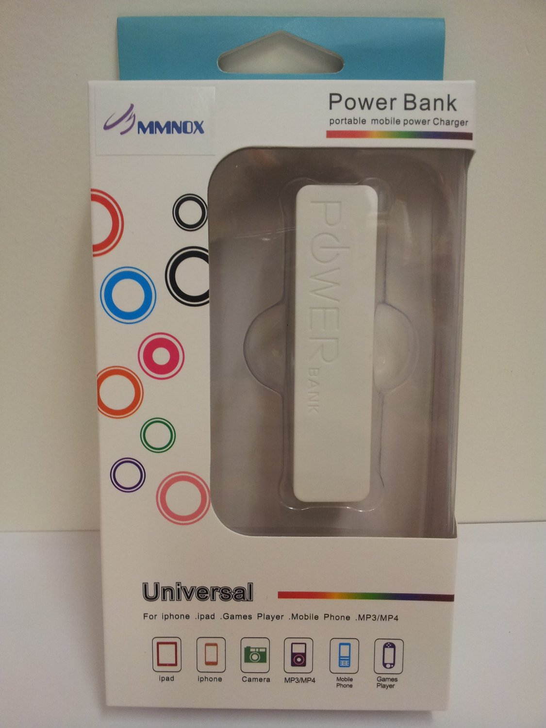 MMNOX Portable Mobile Charger 2600mAH (PL06W) &ndash; White