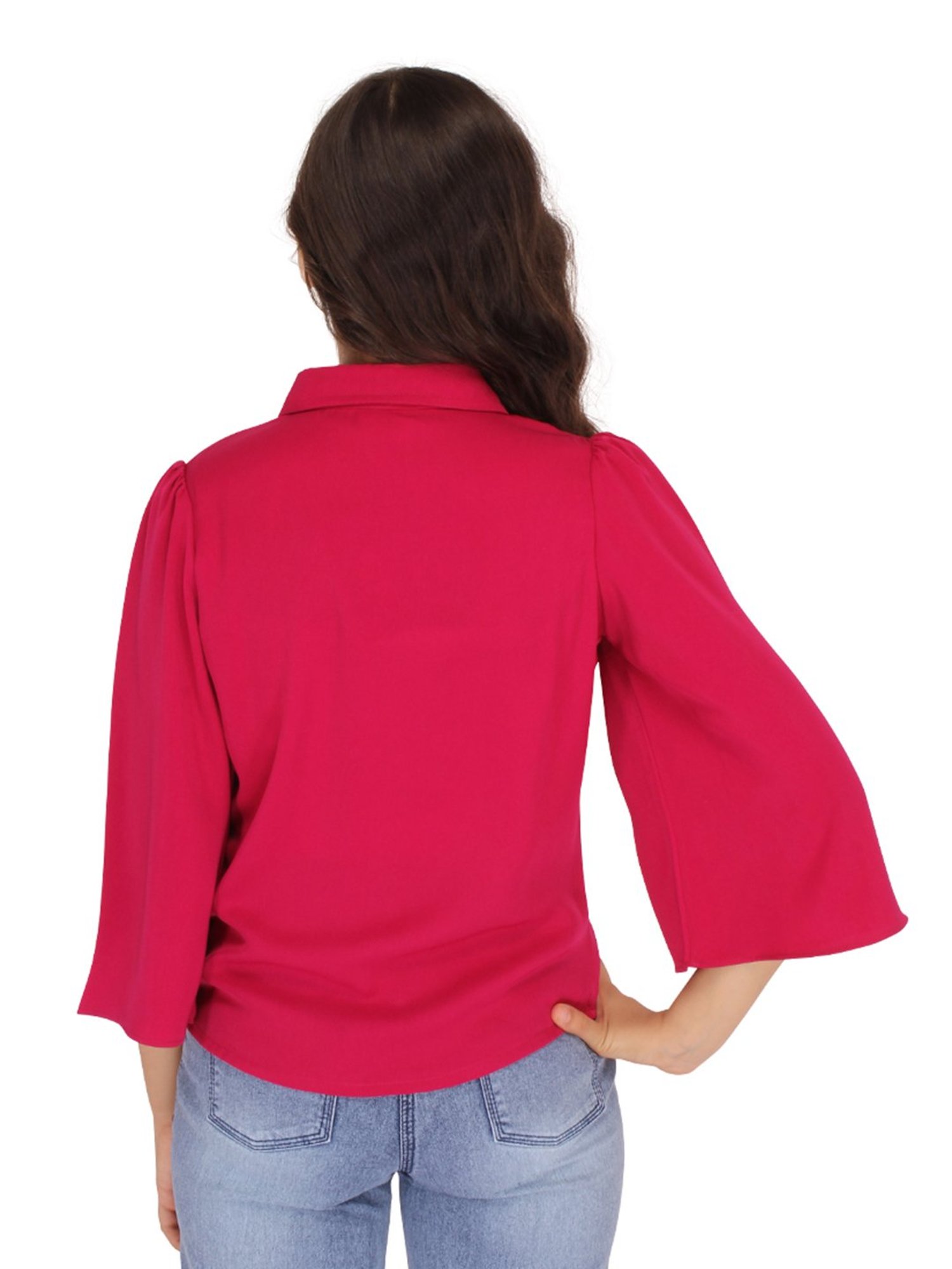 Tiny Girl Kids Pink Solid Top