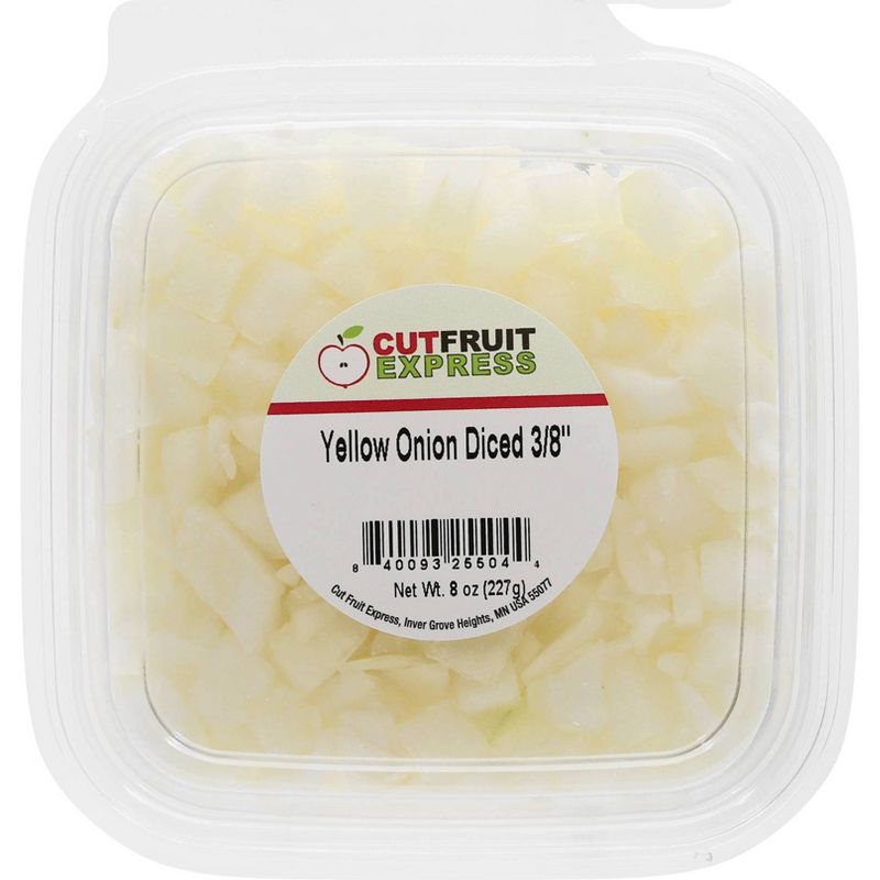 Cut Fruit Express Diced Yellow Onions - 8oz