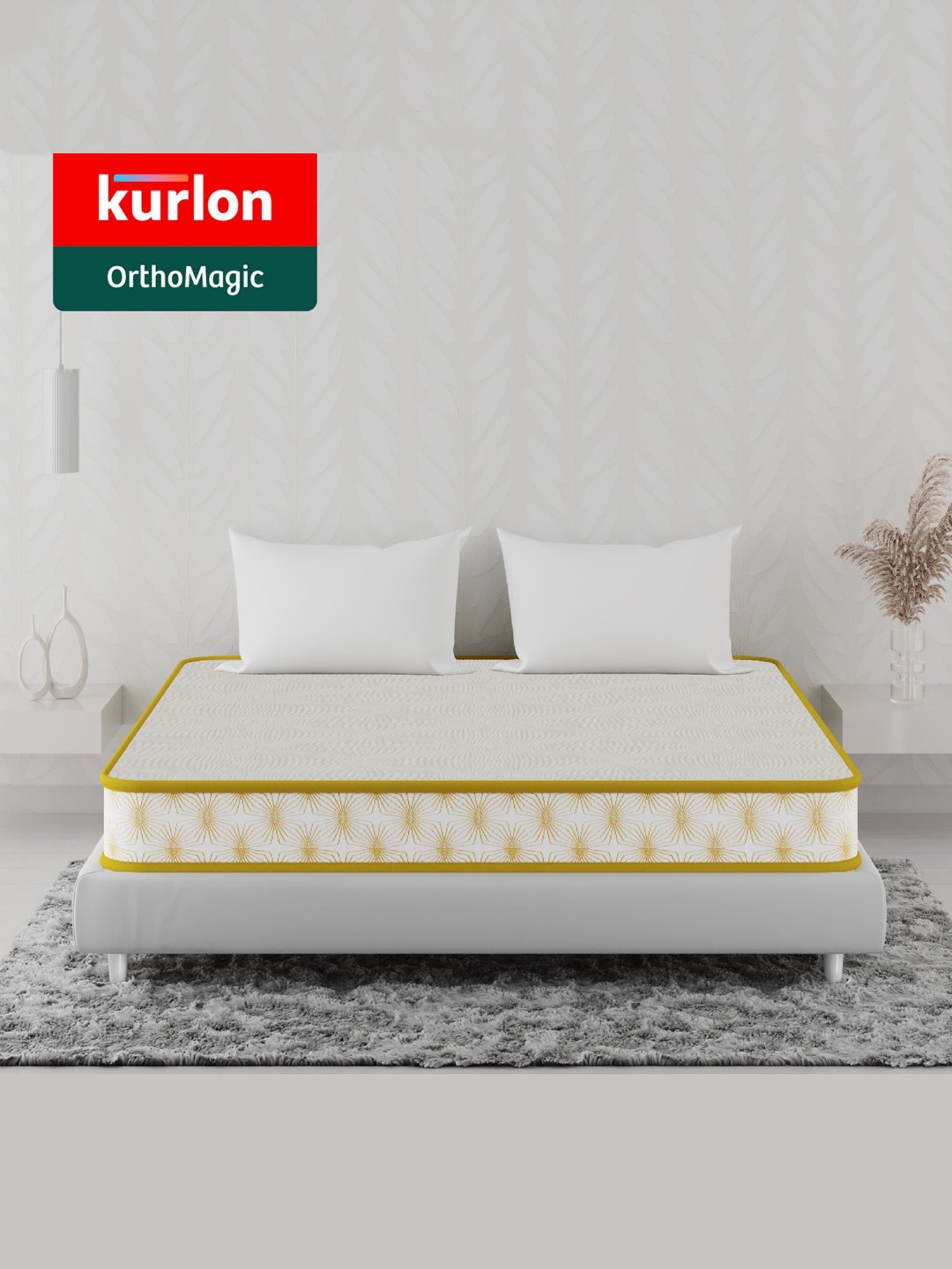 Kurlon Ortho Magic White Latex Single Size Mattress