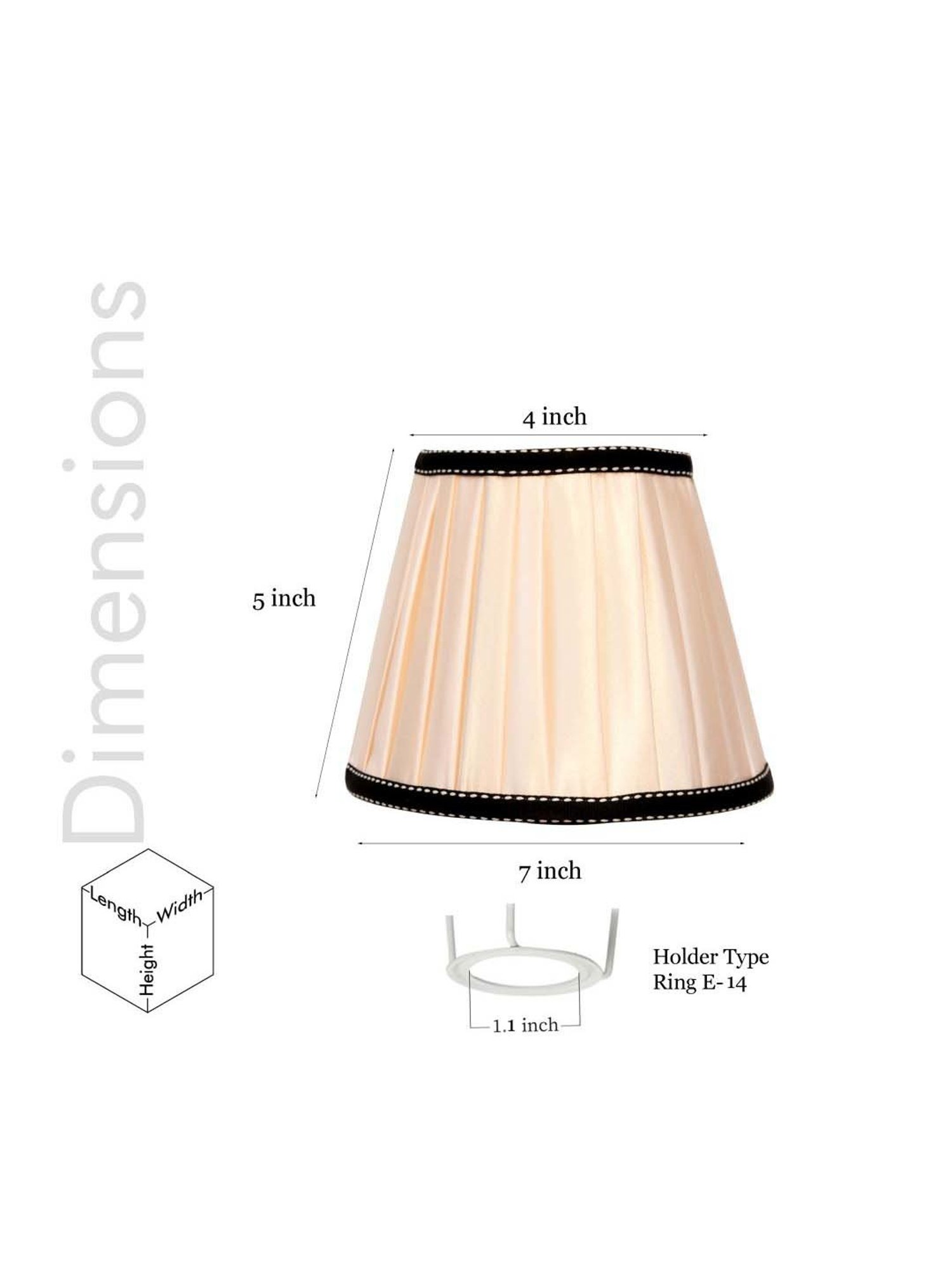 Large Rectangle Natural Lampshade Linen - Project 62™