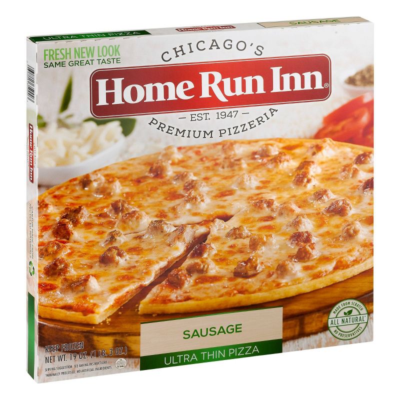 Home Run Inn Ultra Thin Crust Sausage Frozen Pizza - 19oz