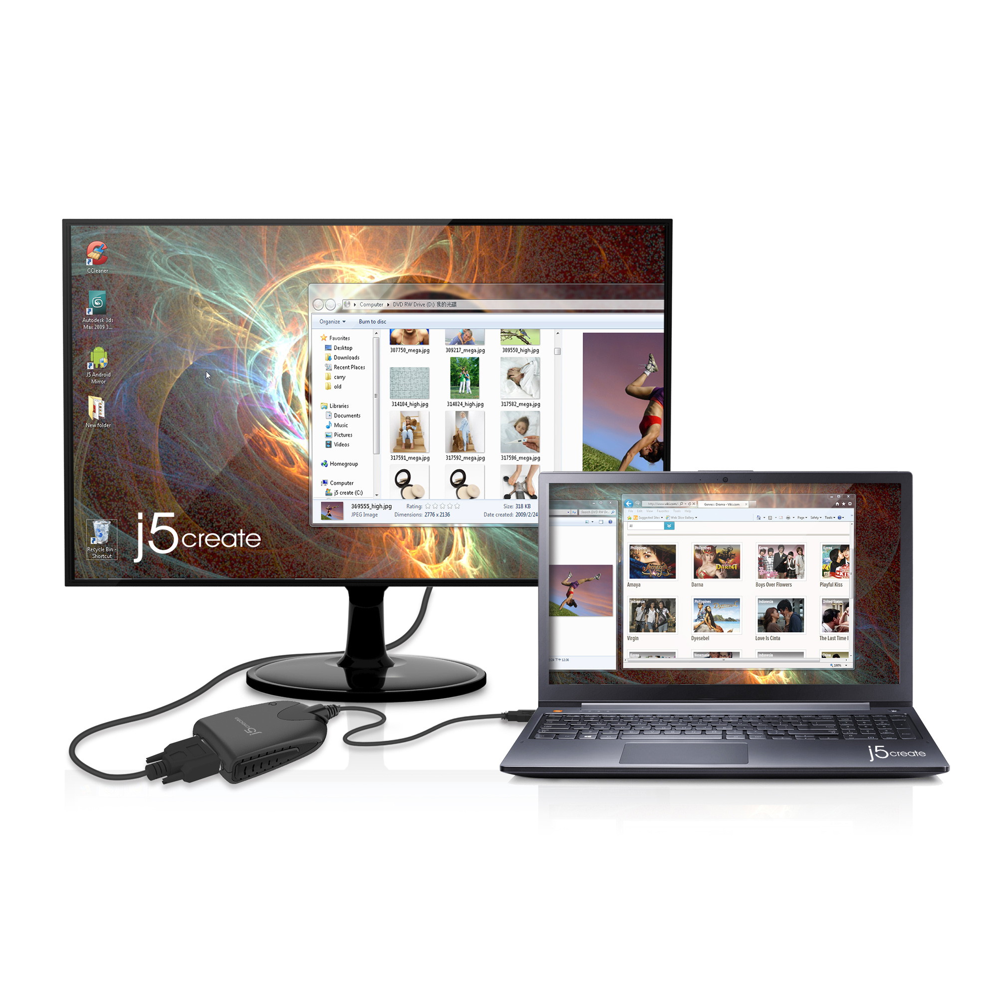 j5create USB to VGA Display Adapter