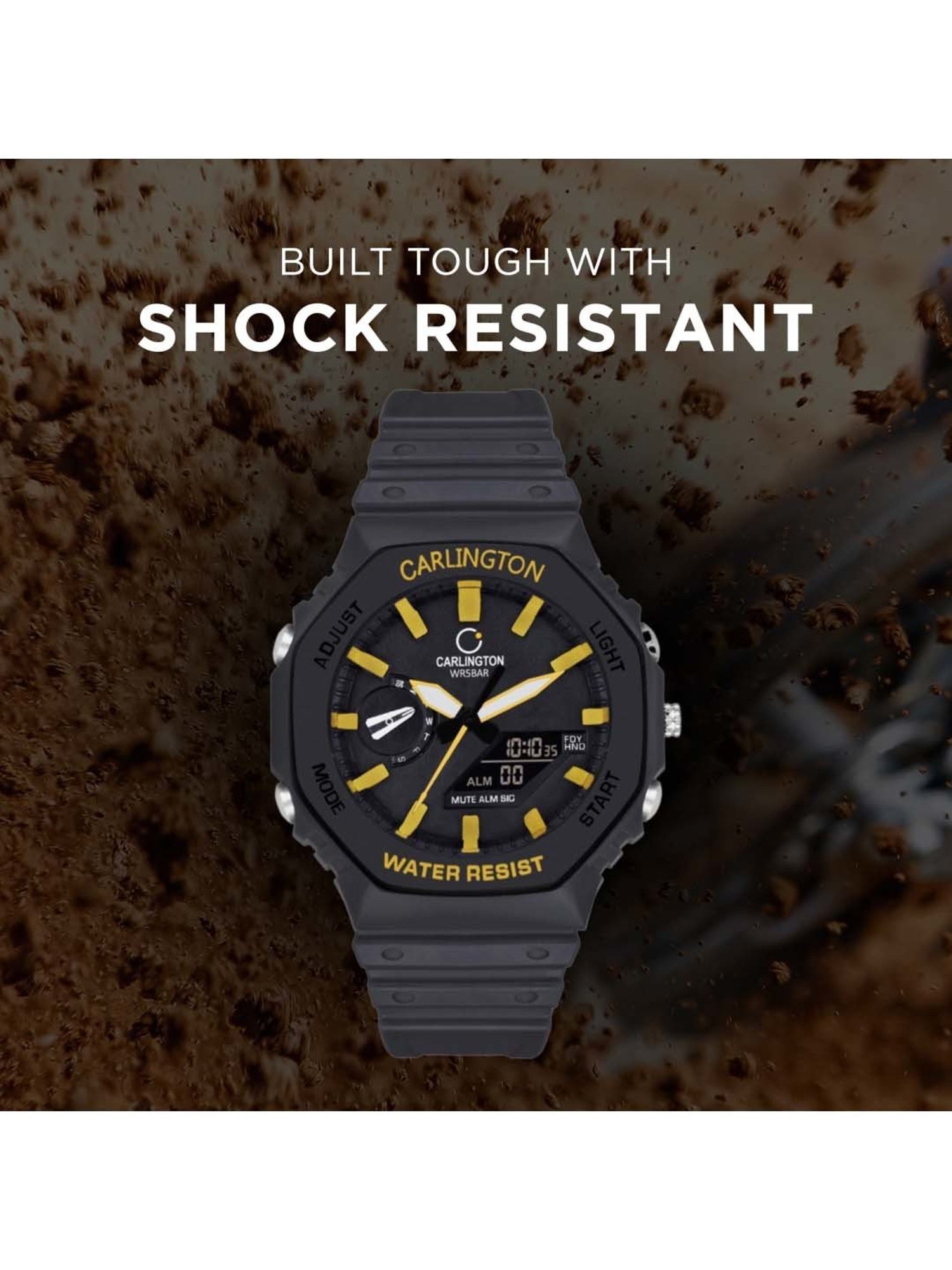 CARLINGTON Endurance 3322 Analog-Digital Watch for Men