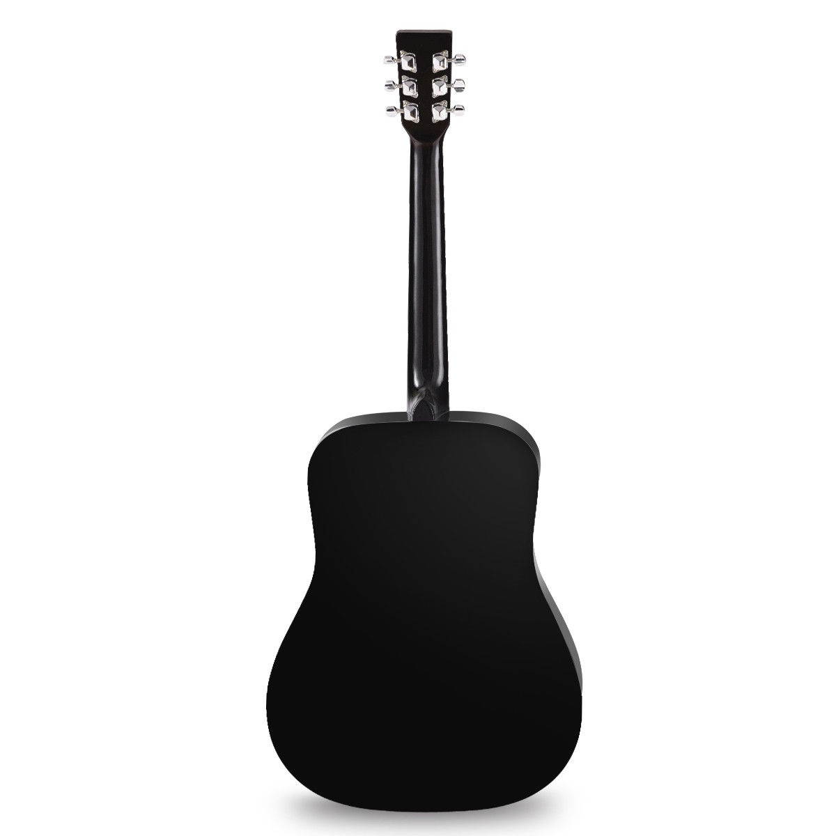 Costway Sonart 41" Acoustic Folk Guitar 6 String w/Case Strap Pick Strings for Beginners