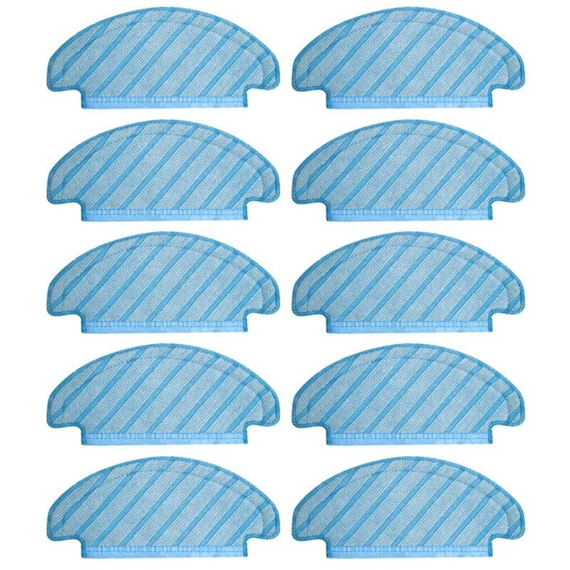 10Pcs Mop Cloths Cleaning Cloths for Ecovacs Deebot T8 Vacuum Cleaner Accessories Mop Floor Cleaning Replacement Cloth