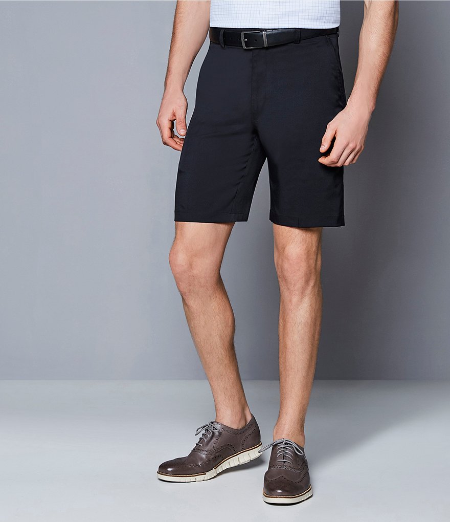 Roundtree & Yorke Active Waist 9#double; Inseam Performance Shorts