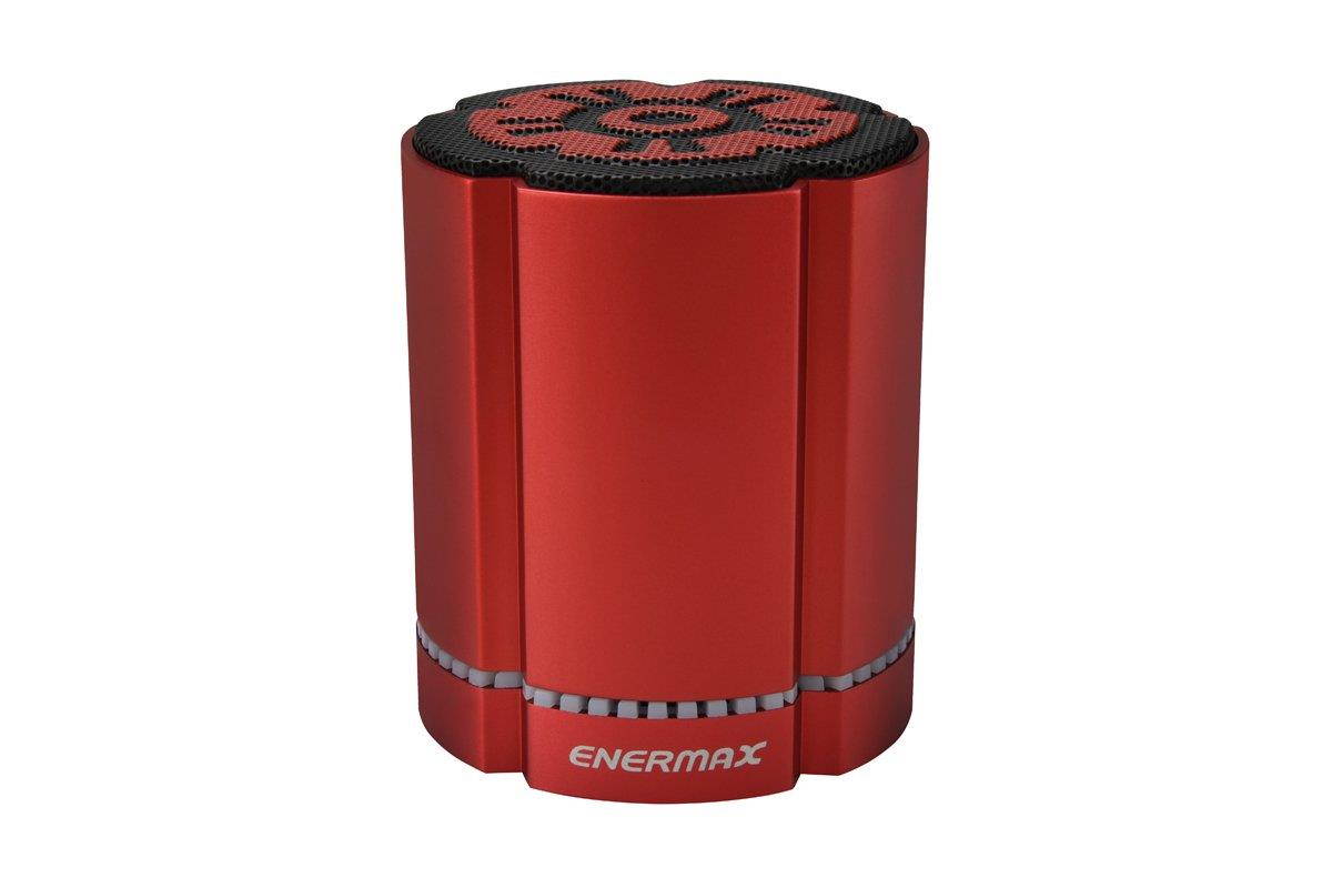 ENERMAX EAS02S-R Simultaneous Pairing Function Equipped Bluetooth Speaker Stereosgl Red