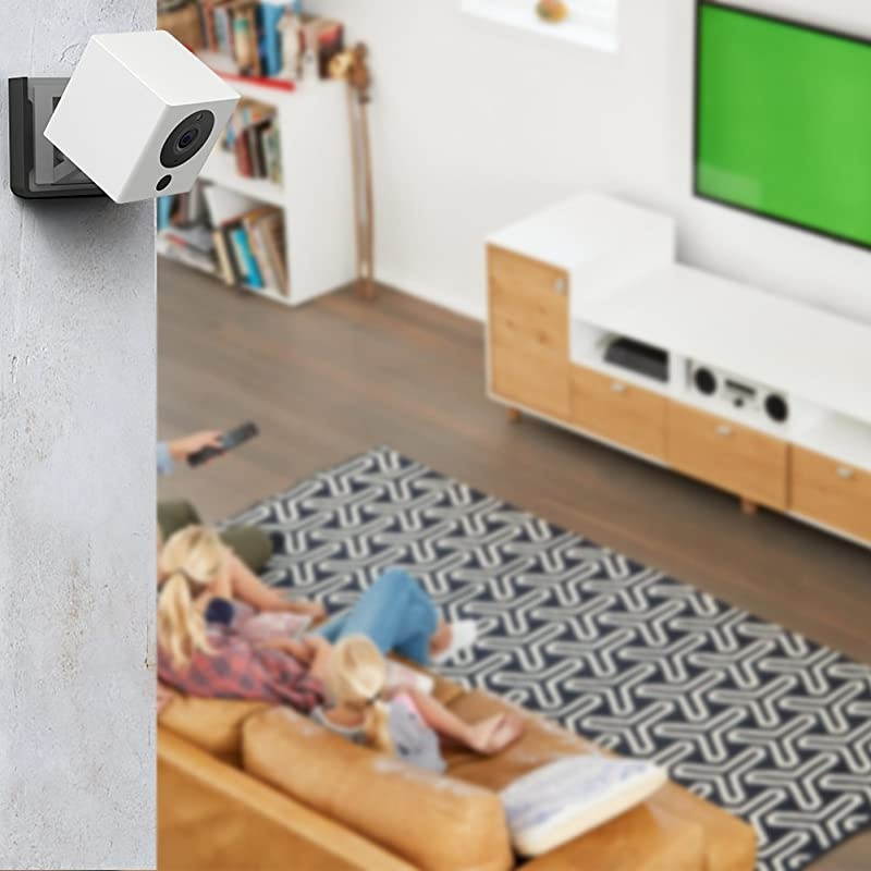 Quick Wall Mount Bracket for Wyze Cam 1080p HD Camera and iSmart Alarm Spot Camera 1 Pack Black