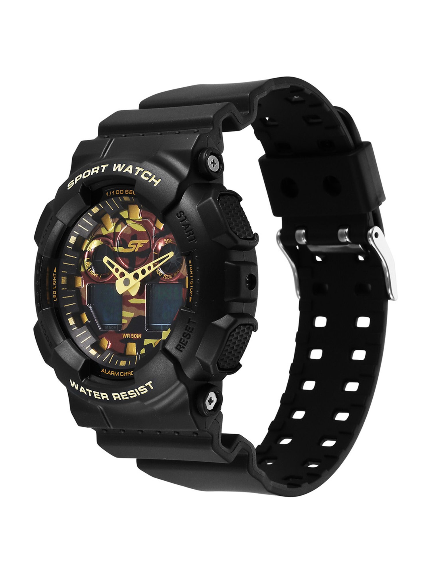 Sonata Fiber 87058PP05 SF Vigour Analog-Digital Unisex Watch