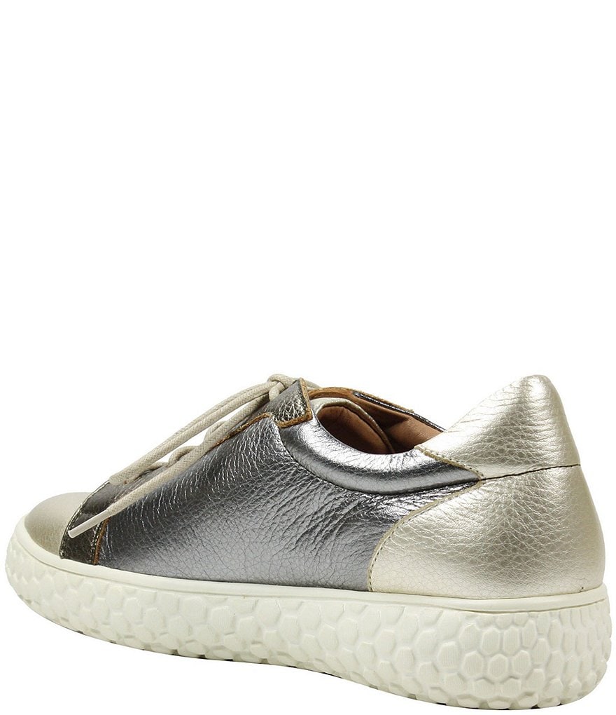 L'Amour Des Pieds Zoyya Metallic Leather Oxfords