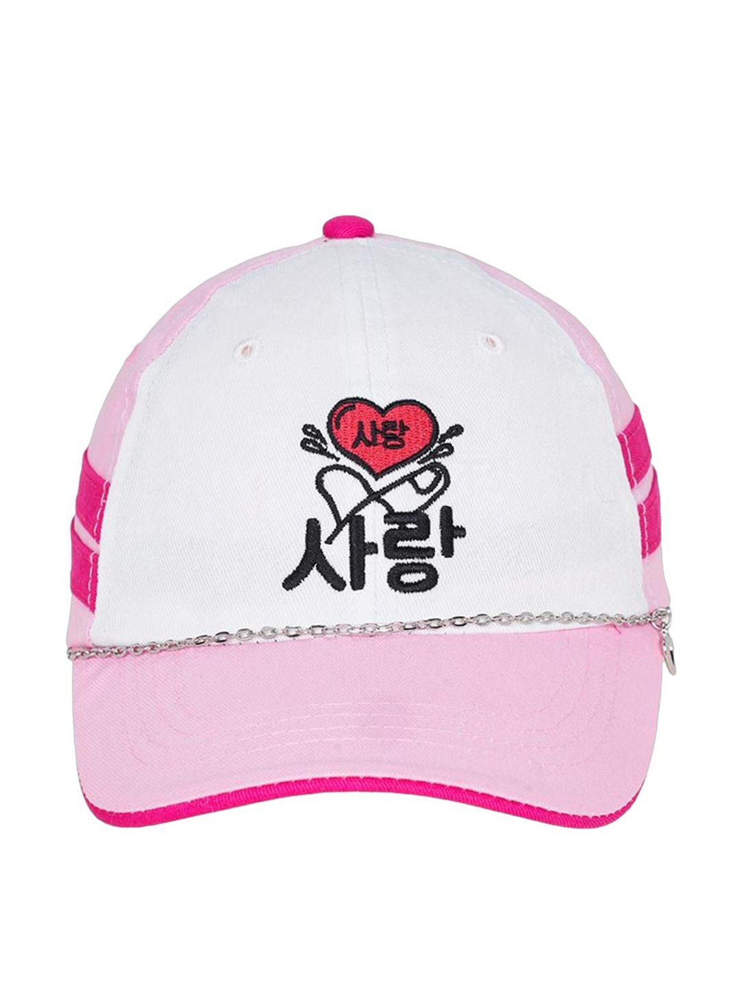 Pantaloons Junior Pink Printed Cap