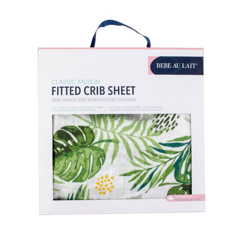 Bebe au Lait Muslin Crib Sheet Rainforest