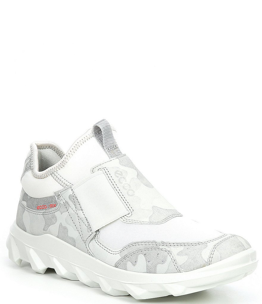 ECCO Motor Cross Camo Print Low Slip-On Sneakers