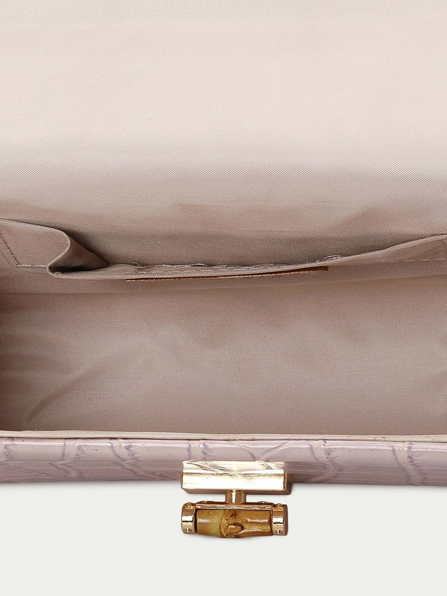 Code by Lifestyle Pink Textured Sling Handbag