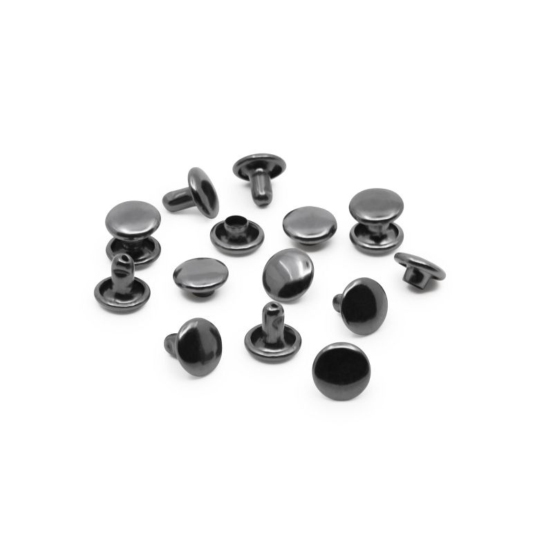 Dritz 120ct Rivets Double-Cap Tools Gunmetal
