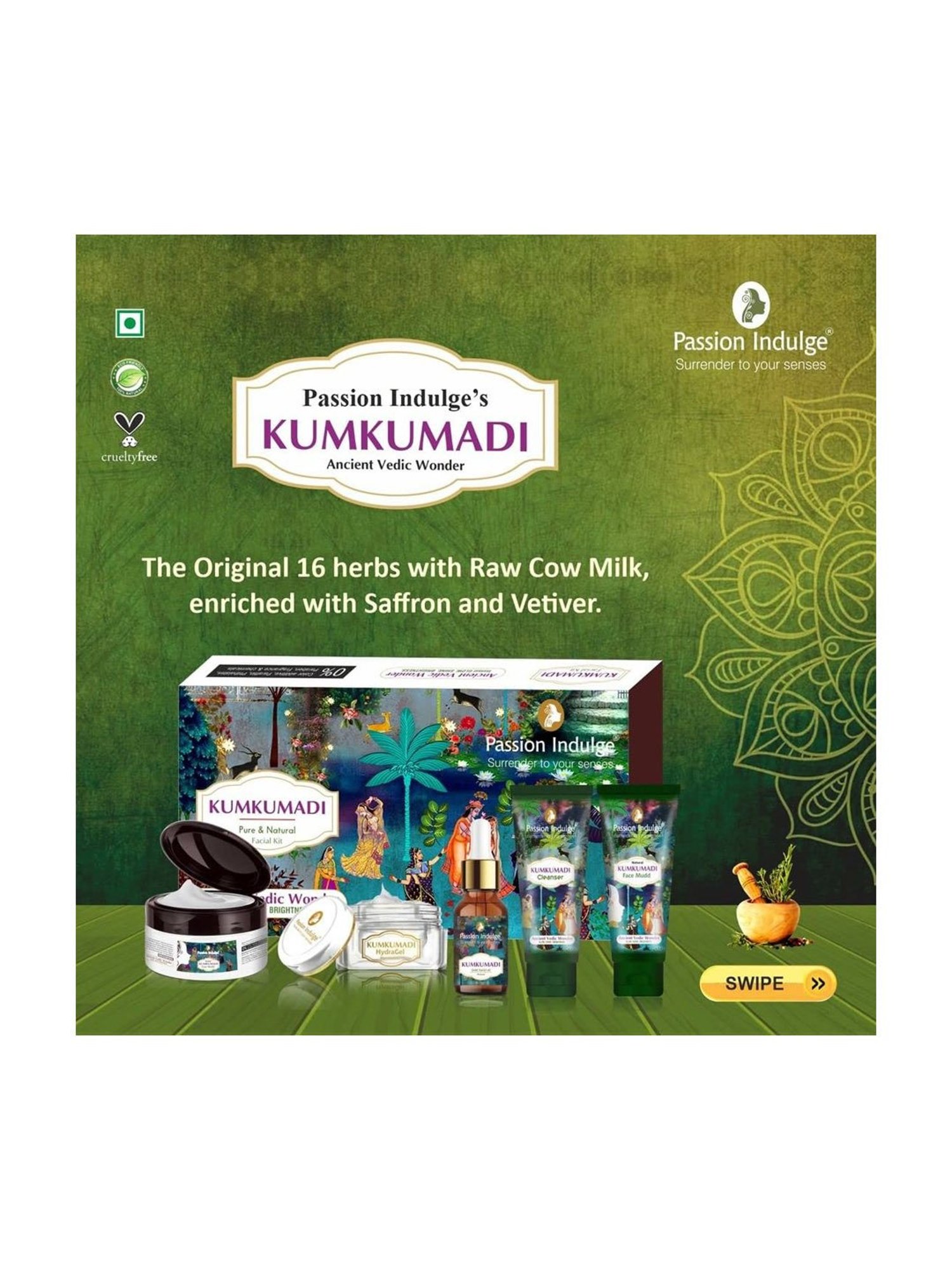 Passion Indulge Kumkumadi Pure and Natural Facial Kit