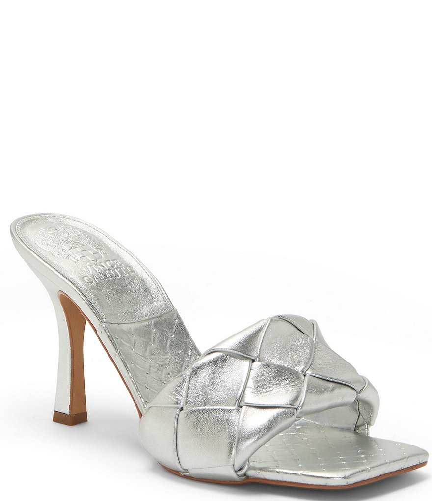 Vince Camuto Brelanie Woven Leather Dress Mules